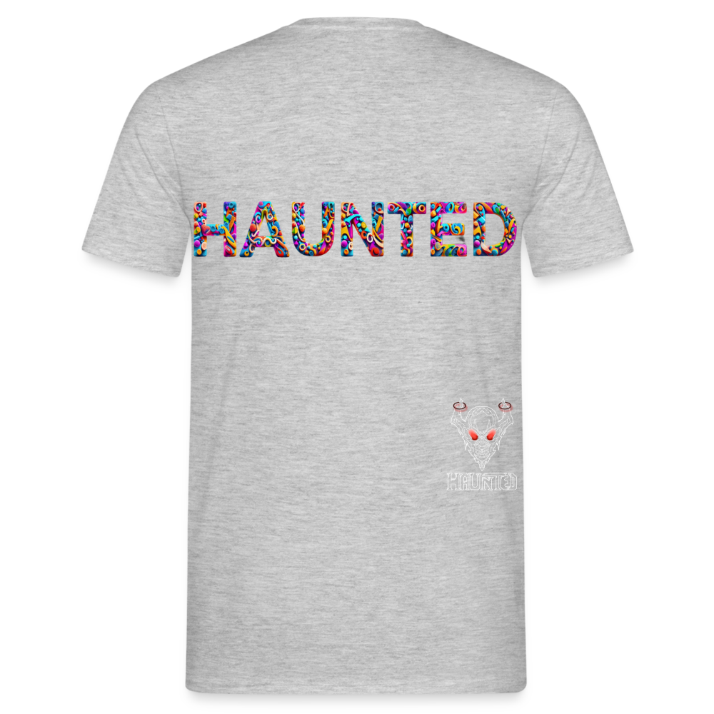 Men T-Shirt Haunted Doodle Dreams - Grau meliert