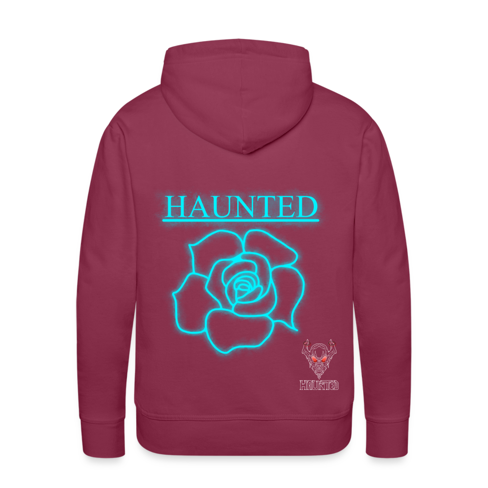 Men Hoodie Original Neon Rose - Bordeaux