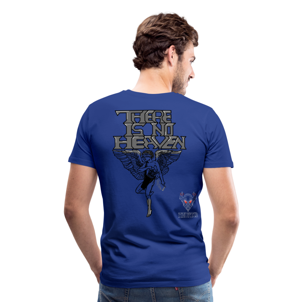 Men T-Shirt There Is No Heaven - Königsblau
