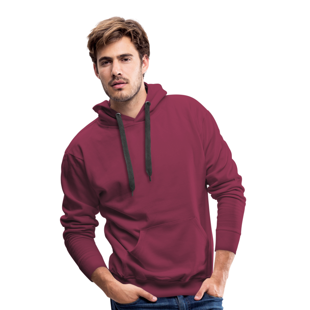 Men Hoodie Aqua Wings - Bordeaux
