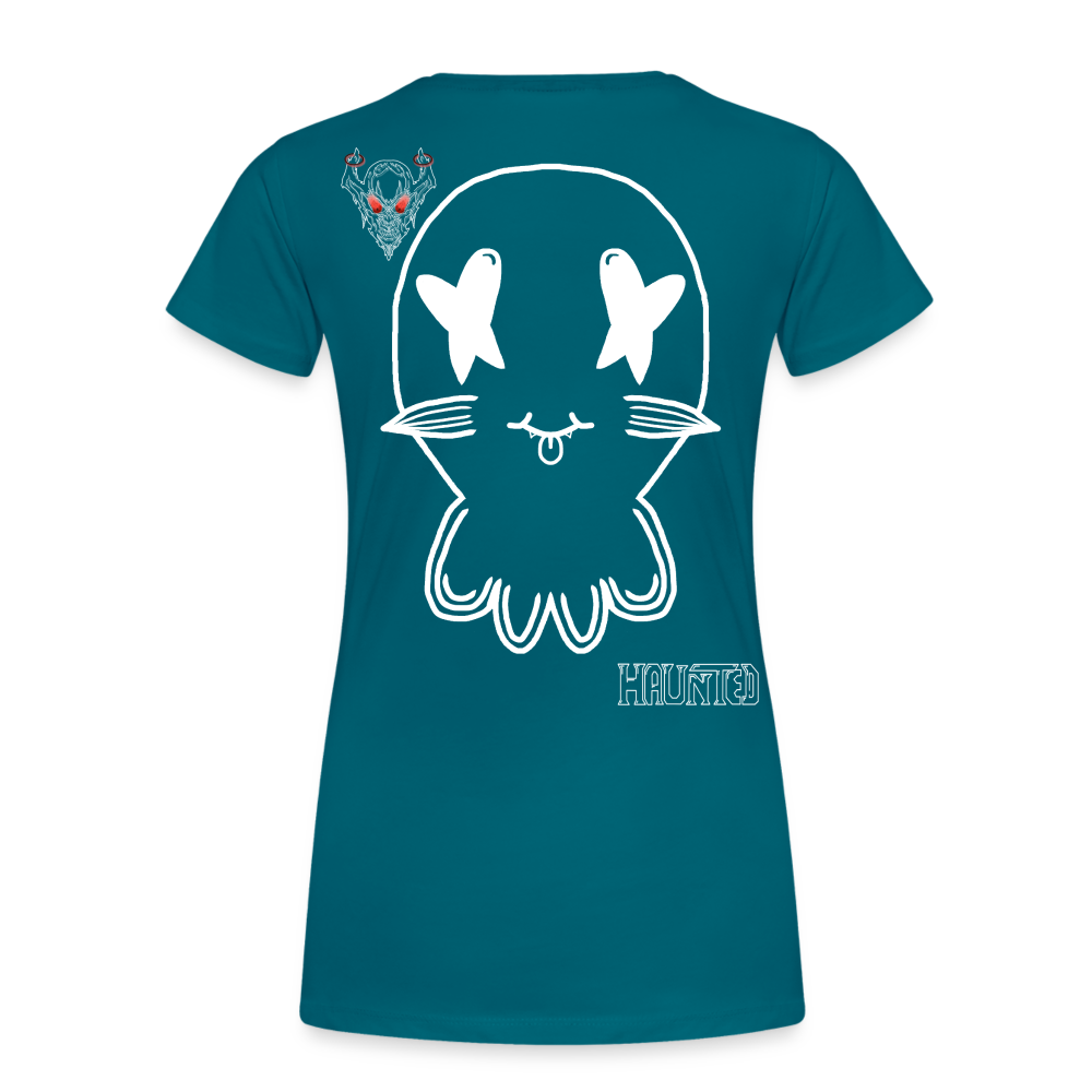 Woman T-Shirt Ghost Doodle Light - Divablau
