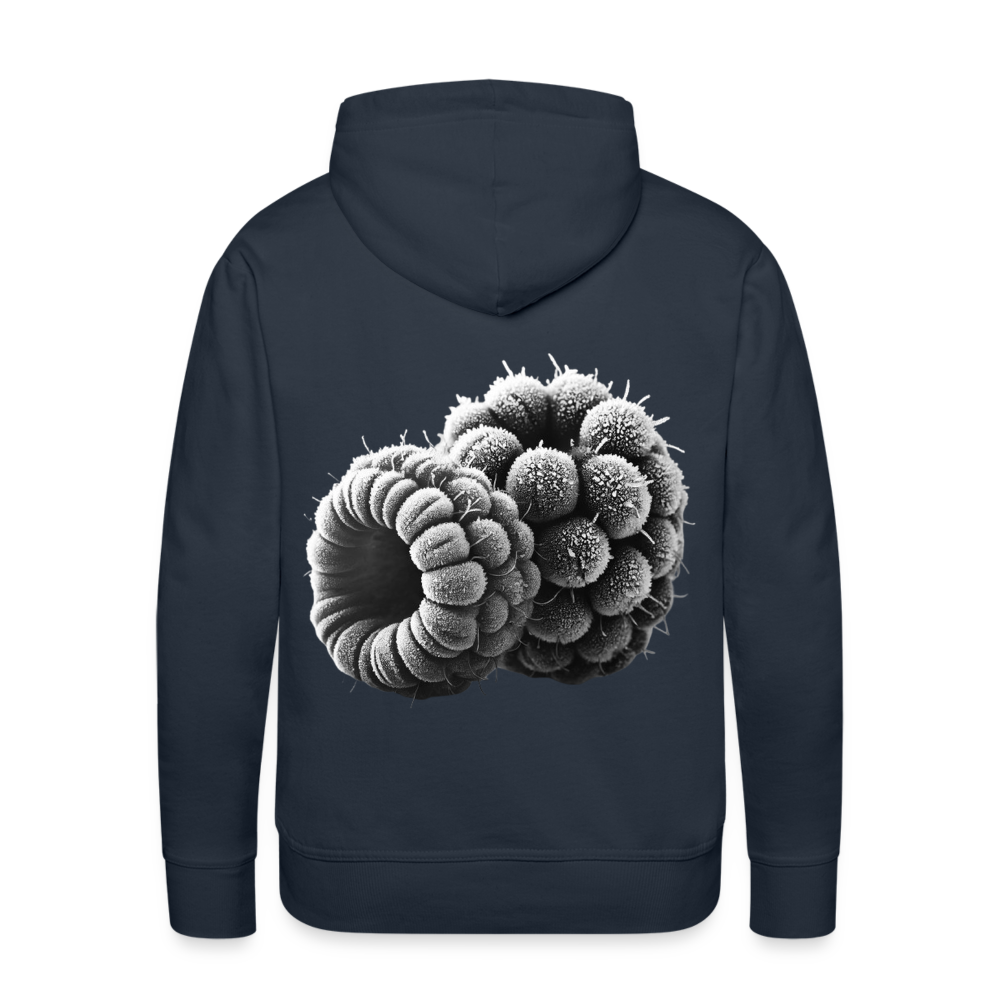 Men Hoodie Frozen Berries - Navy