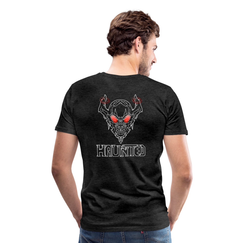 Men T-Shirt Deamon White - Anthrazit