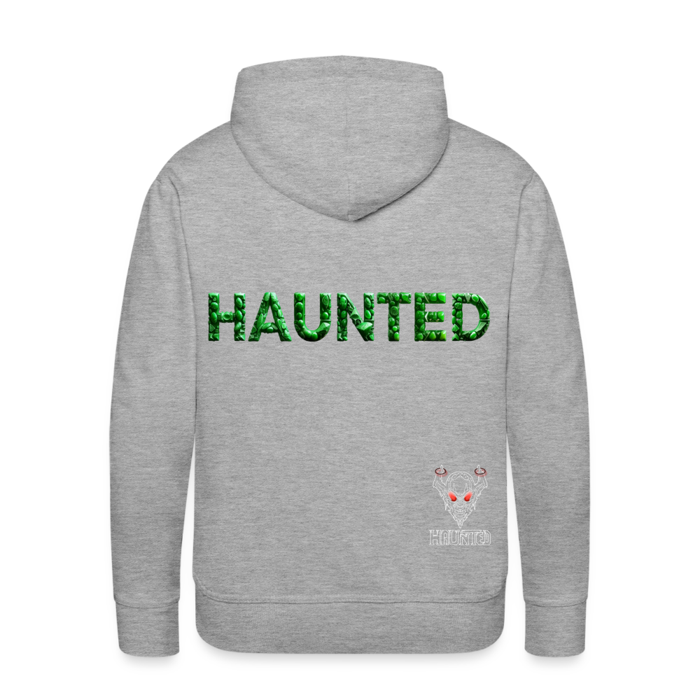 Men Hoodie Emerald Gem Elixir - Grau meliert