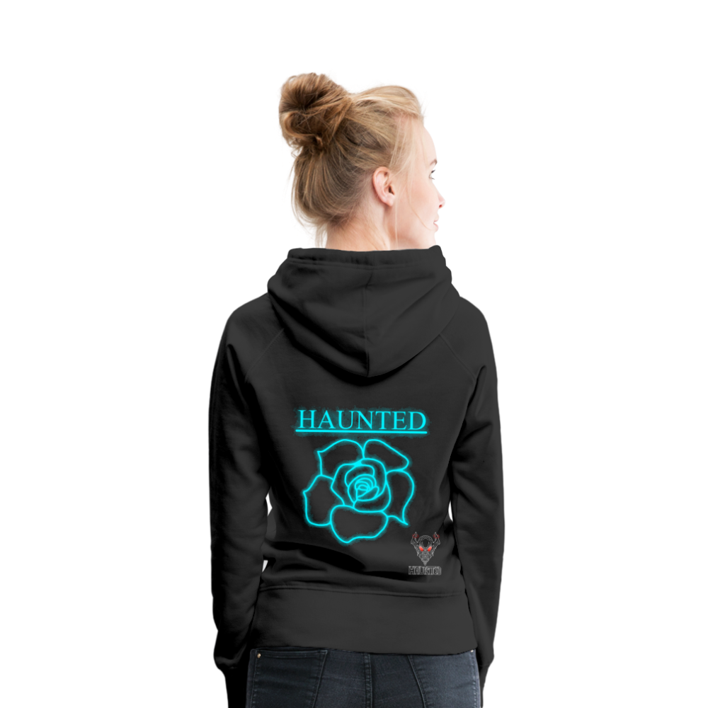 Women Hoodie Original Neon Rose - Schwarz