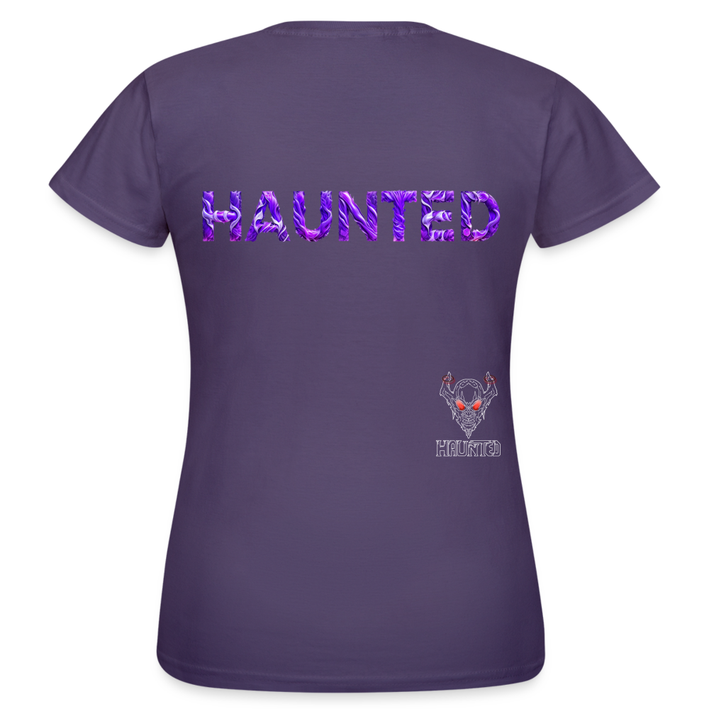 Women T-Shirt Violet Whispers Essence - Dunkellila