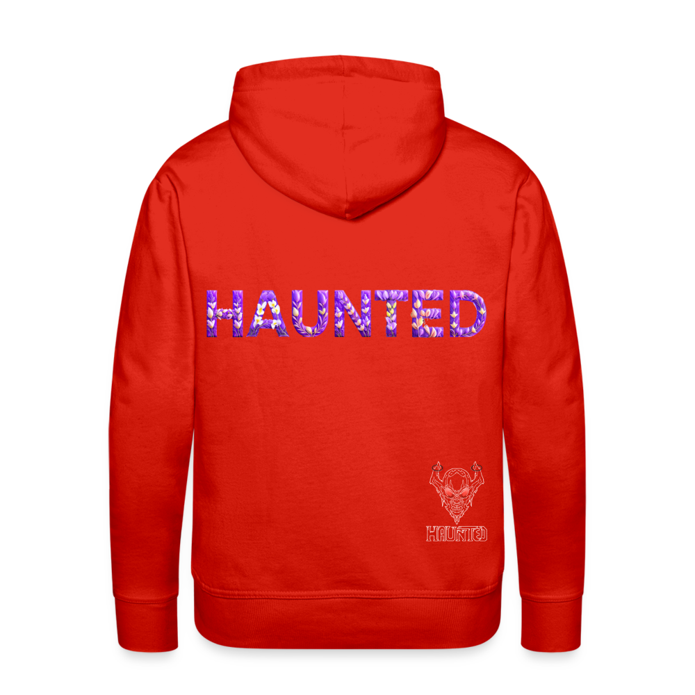 Men Hoodie Lavender Bloom Essence - Rot