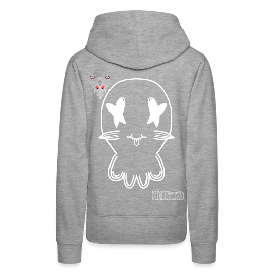 Woman Hoodie Ghost No Doodle Light - Grau meliert