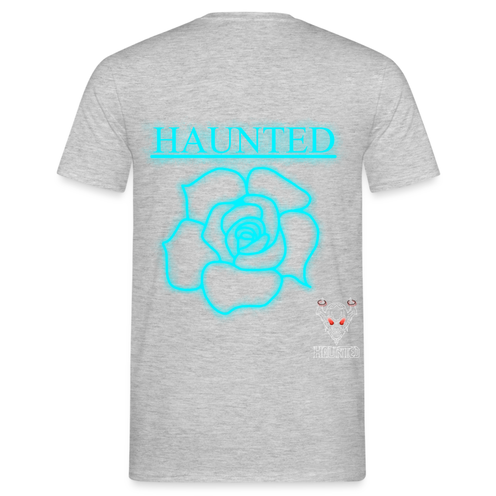 Men T-Shirt Original Neon Rose - Grau meliert