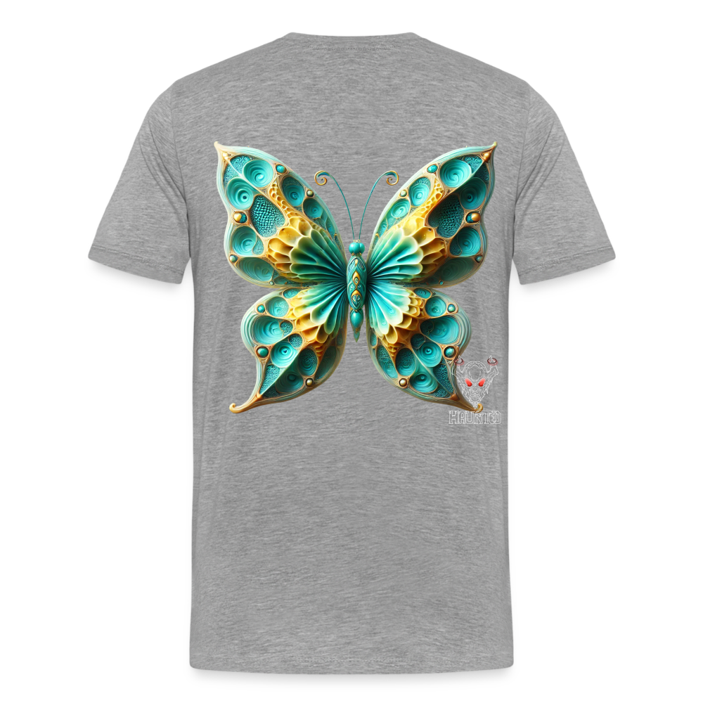 Men T-Shirt Aqua Wing Symphony - Grau meliert