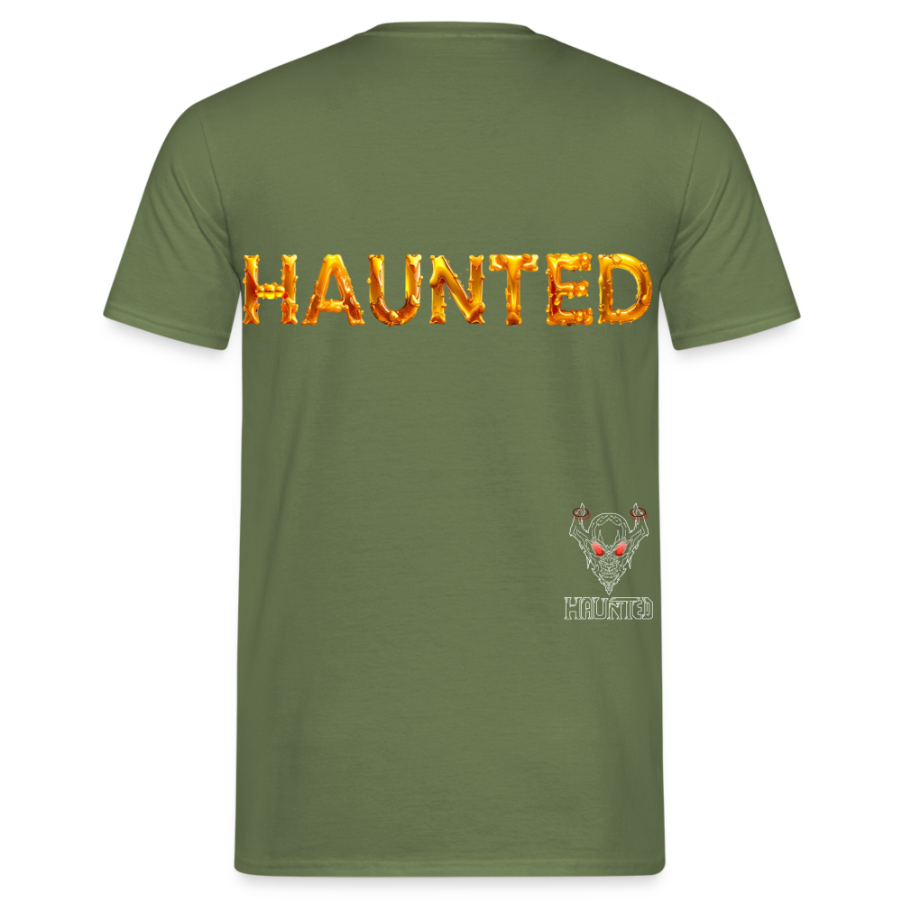 Men T-Shirt Golden Nectar Glow - Militärgrün
