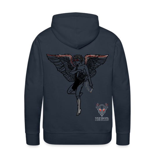 Men Hoodie There Is No Heaven bloody - Navy
