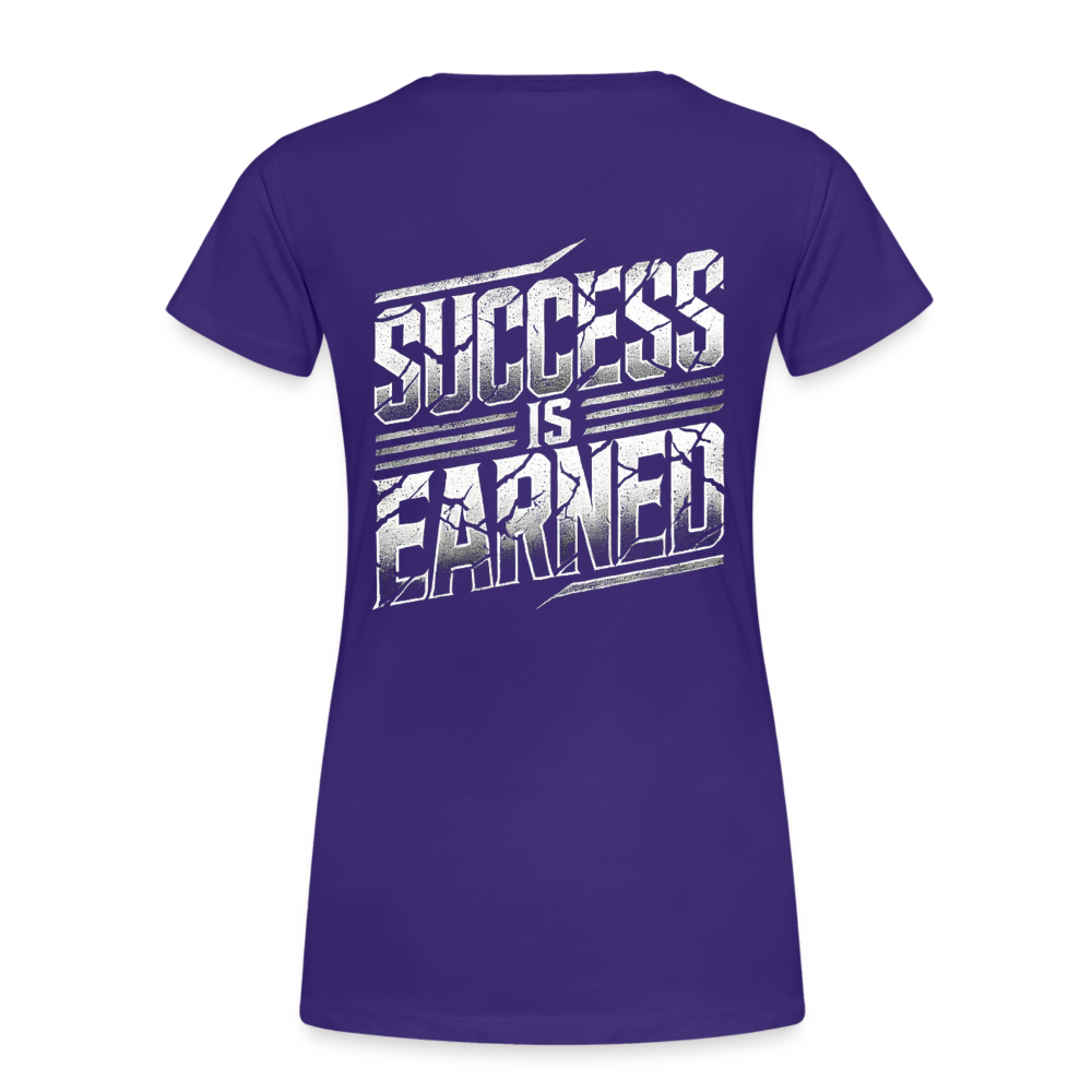 Women T-Shirt Success is Earned - Lila