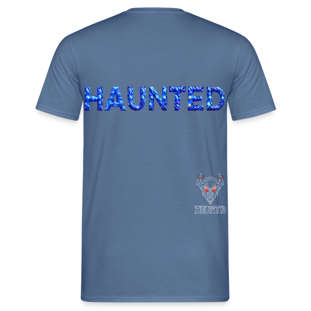 Men T-Shirt Sapphire Night Glow - Taubenblau 