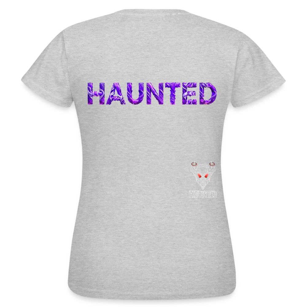 Women T-Shirt Violet Whispers Essence - Grau meliert