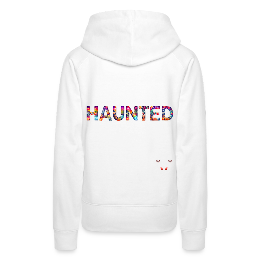 Women Hoodie Tropical Glow Essence - Weiß