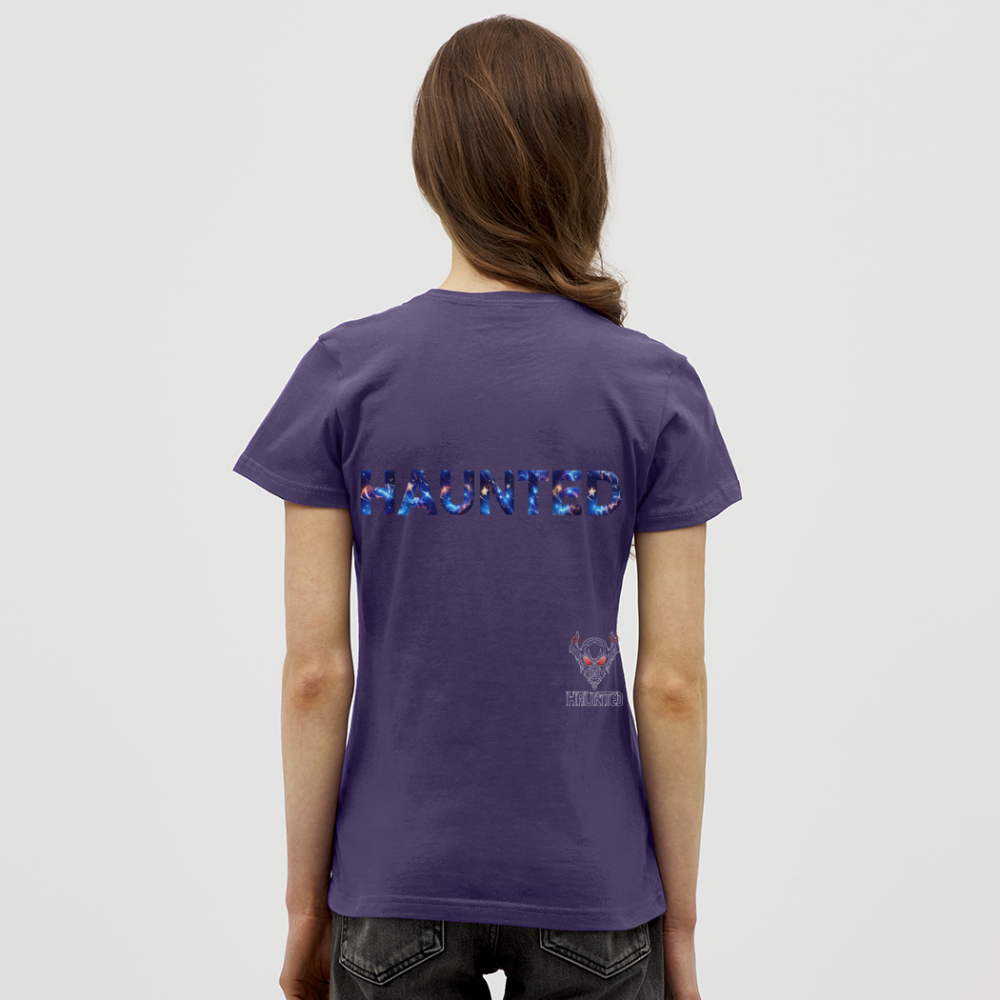 Women T-Shirt Stellar Night Elixir - Dunkellila