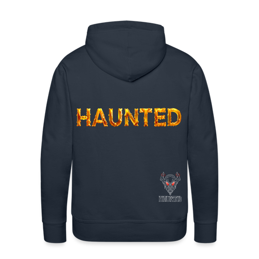 Men Hoodie Golden Nectar Glow - Navy