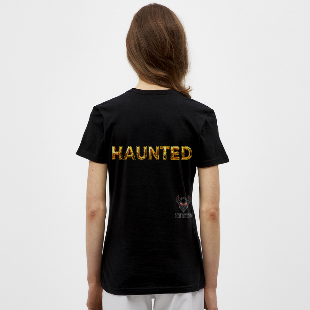Women T-Shirt Molten Gold Luxe - Schwarz