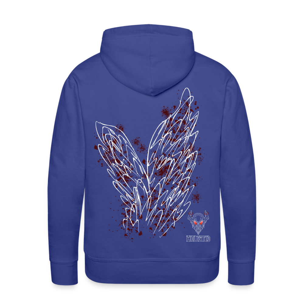 Men Hoodie Dark Red Wings - Königsblau