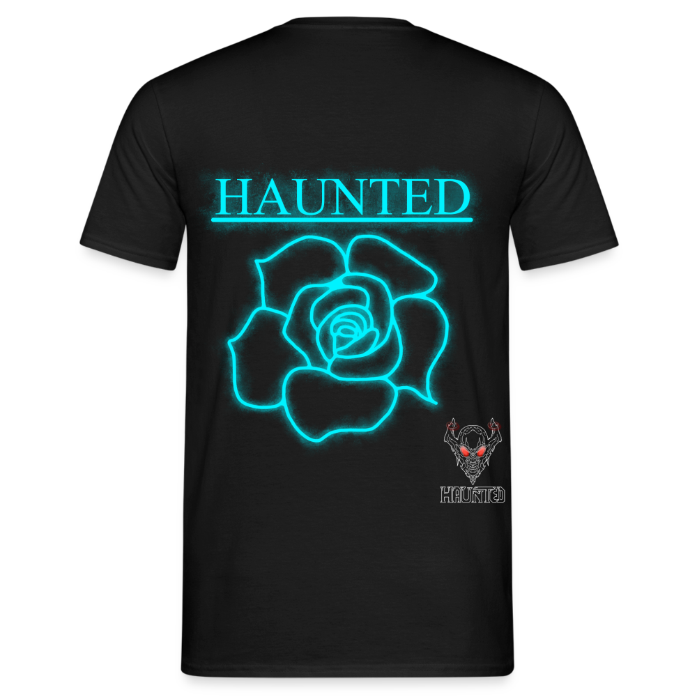 Men T-Shirt Original Neon Rose - Schwarz