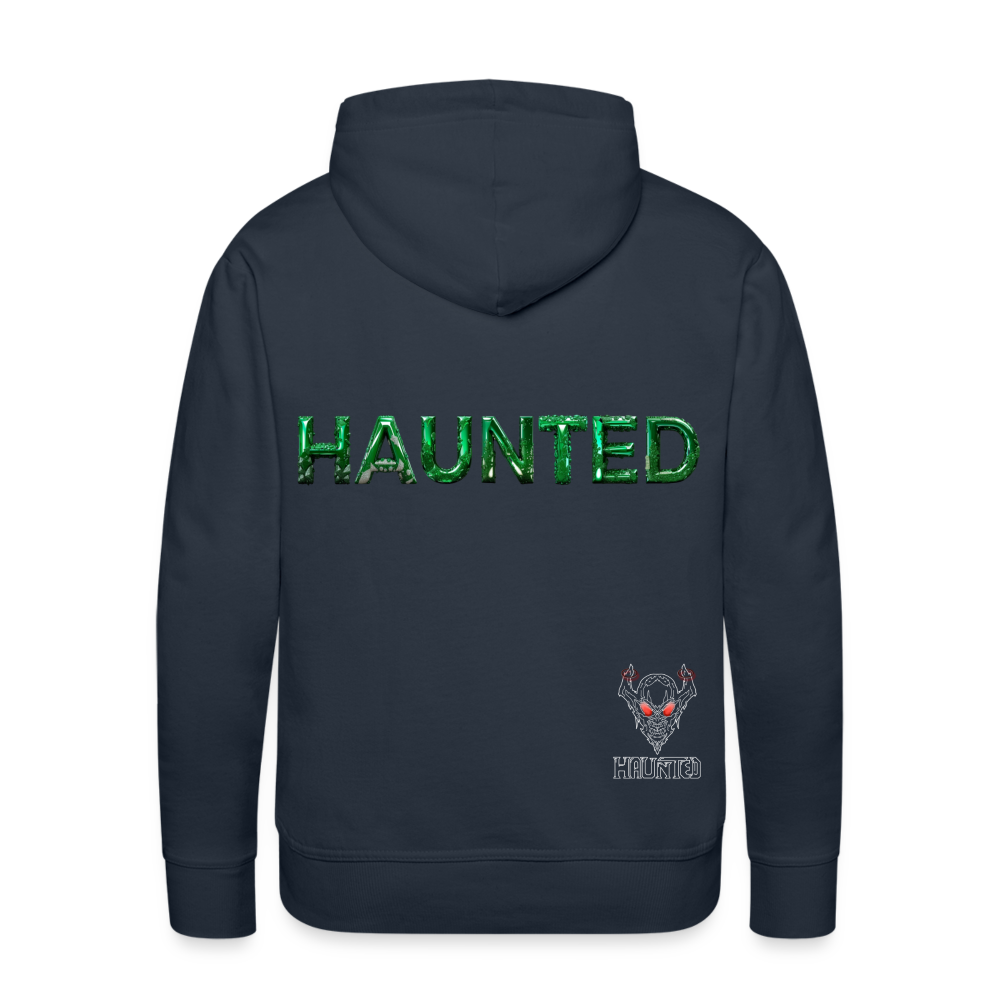 Men Hoodie Mystic Emerald Dew - Navy