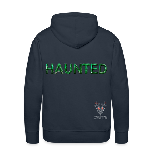 Men Hoodie Mystic Emerald Dew - Navy
