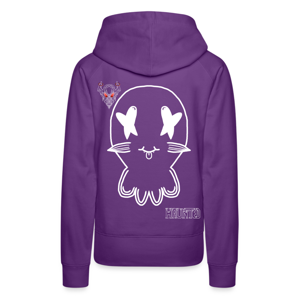 Woman Hoodie Ghost No Doodle Light - Purple