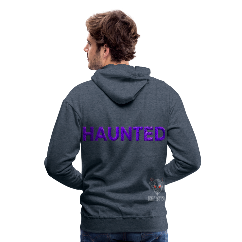 Men Hoodie Enchanted Velvet Mist - Jeansblau