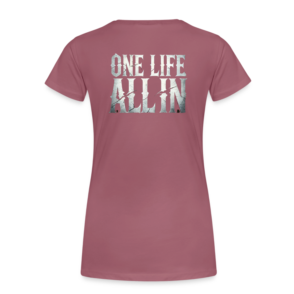 Women T-Shirt One Life All In - Malve