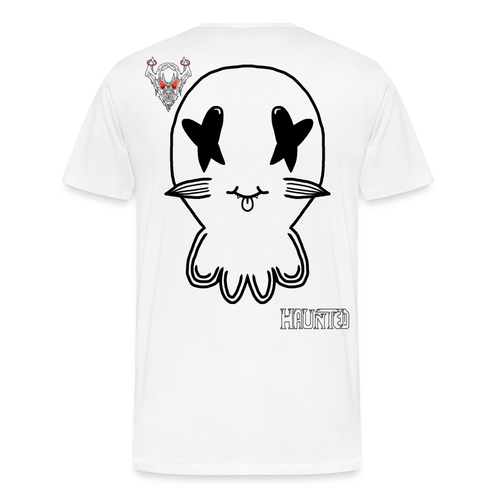 Man T-Shirt Ghost No Doodle Dark - Weiß