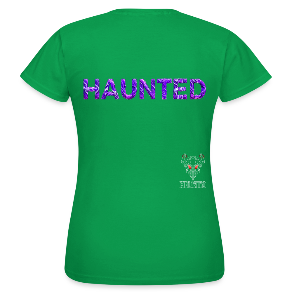 Women T-Shirt Violet Whispers Essence - Kelly Green