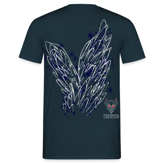 Men T-Shirt Dark Blue Wings - Navy