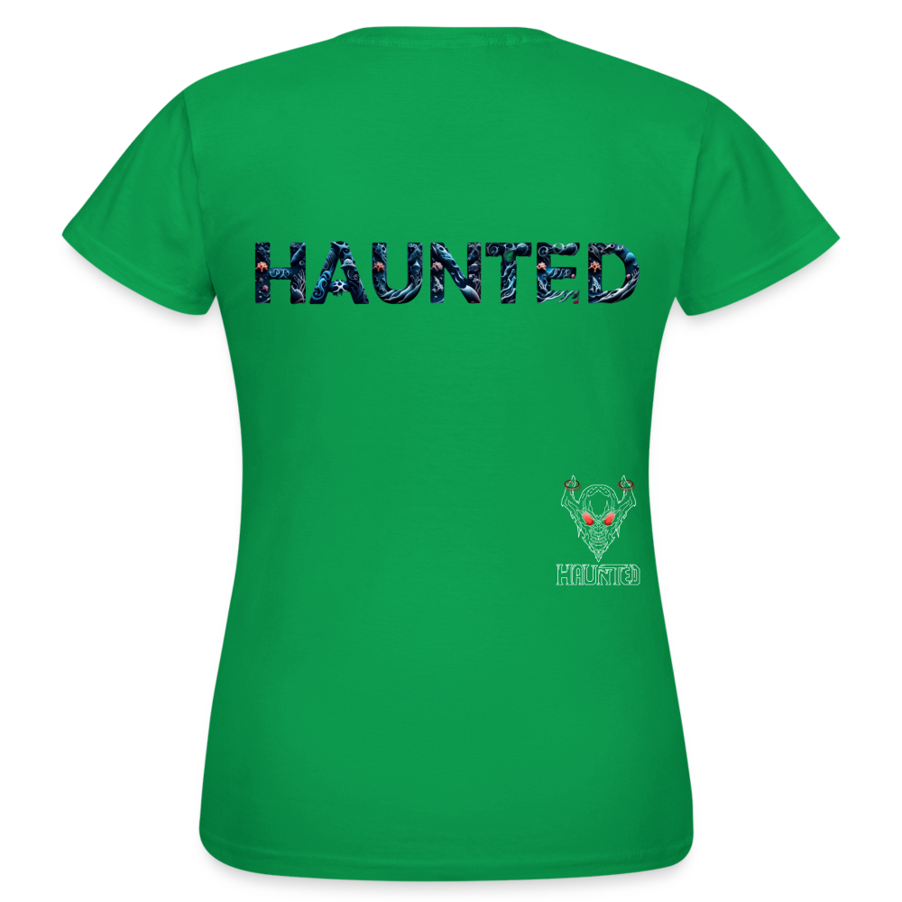 Women T-Shirt Abyssal Coral Glow - Kelly Green