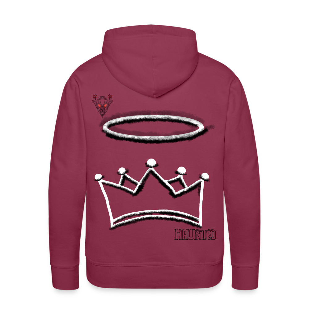 Man Hoodie Cown and Ring Dark - Bordeaux