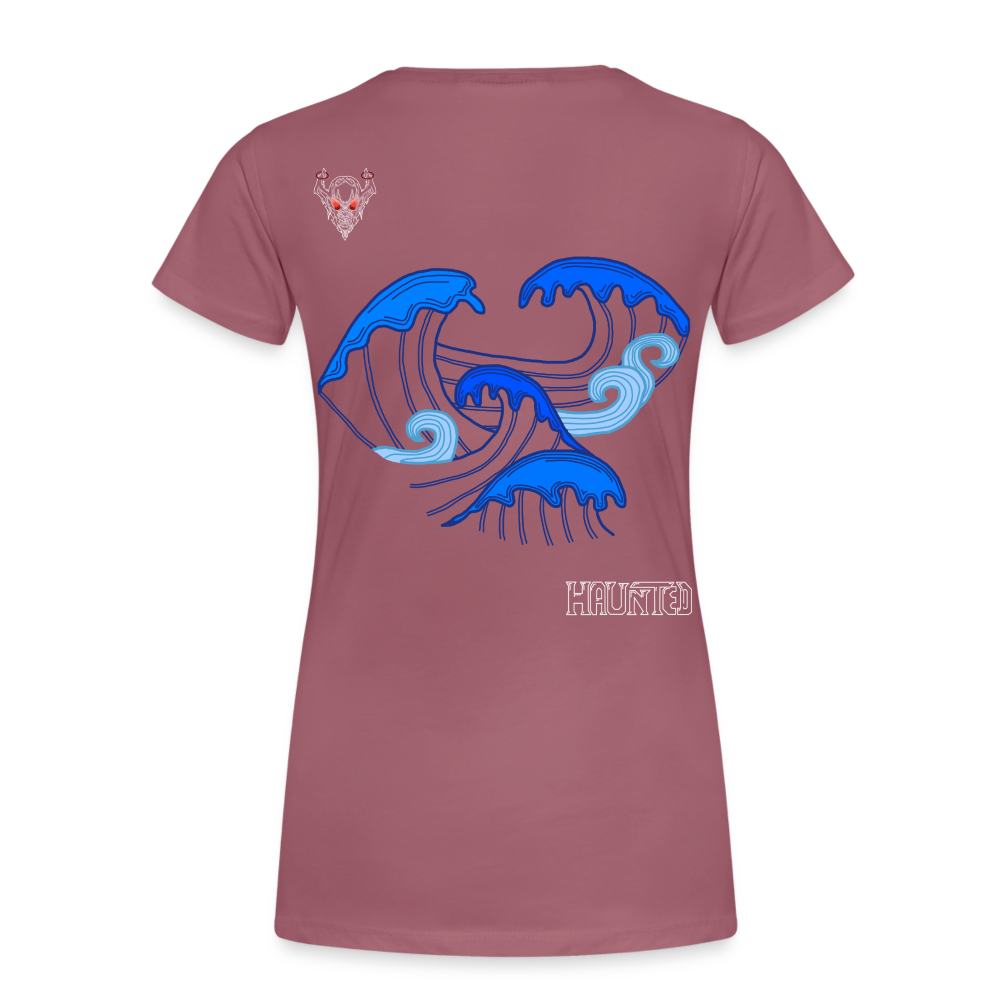 Woman T-Shirt Waves clean Light - Malve