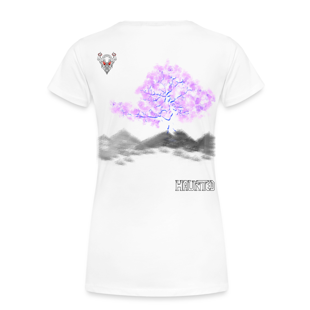 Woman T-Shirt Cherry Blossom - Weiß