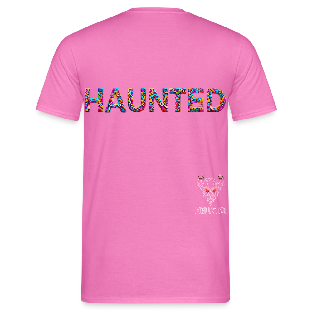 Men T-Shirt Haunted Doodle Dreams - Pink