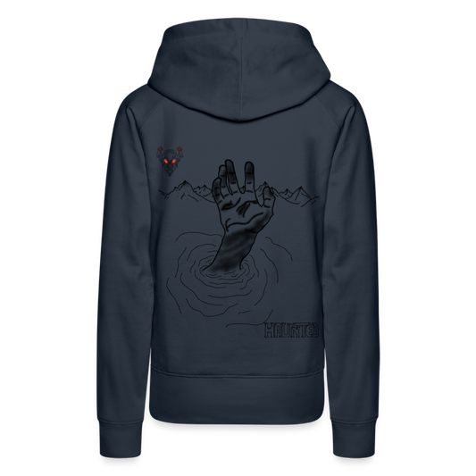 Woman Hoodie Drowning - Navy