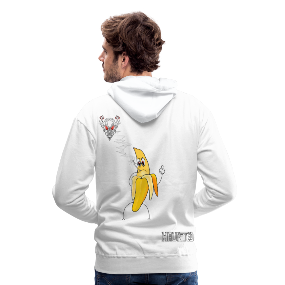 Man Hoodie Pissed Bananna - Weiß
