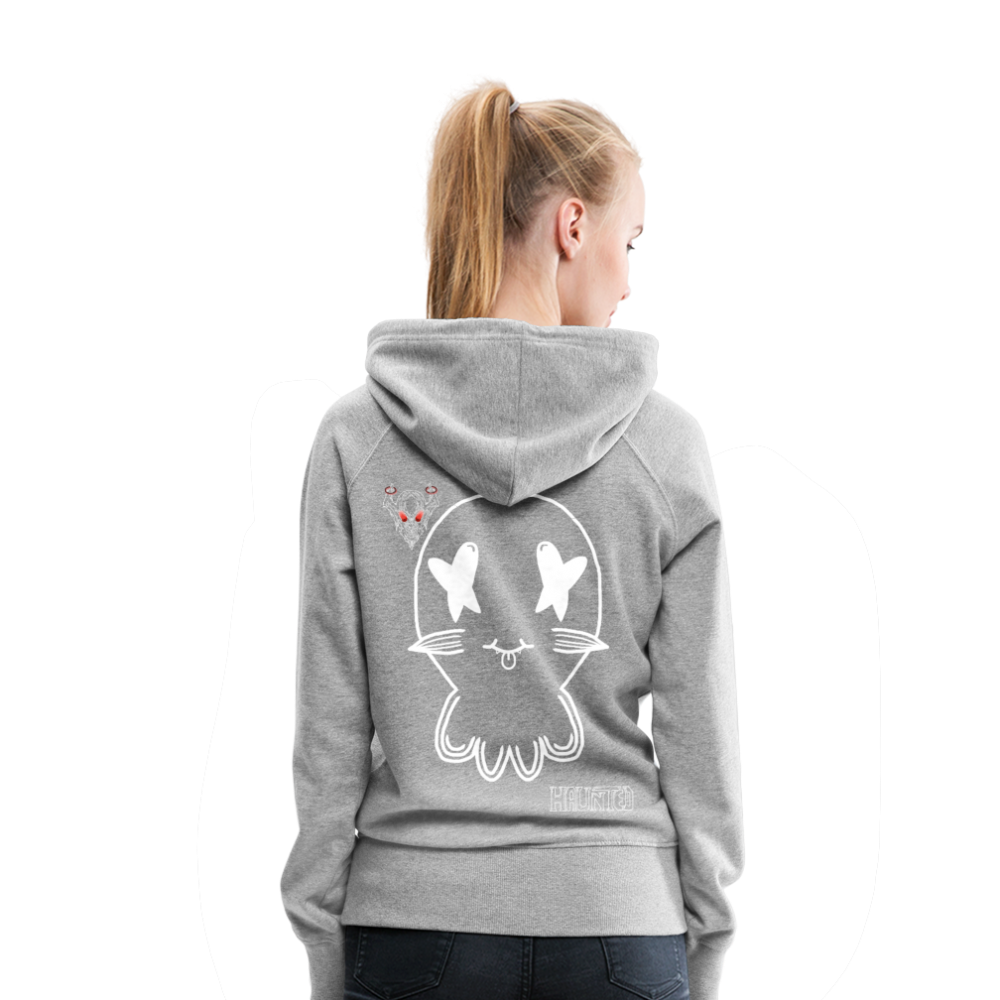 Woman Hoodie Ghost No Doodle Light - Grau meliert