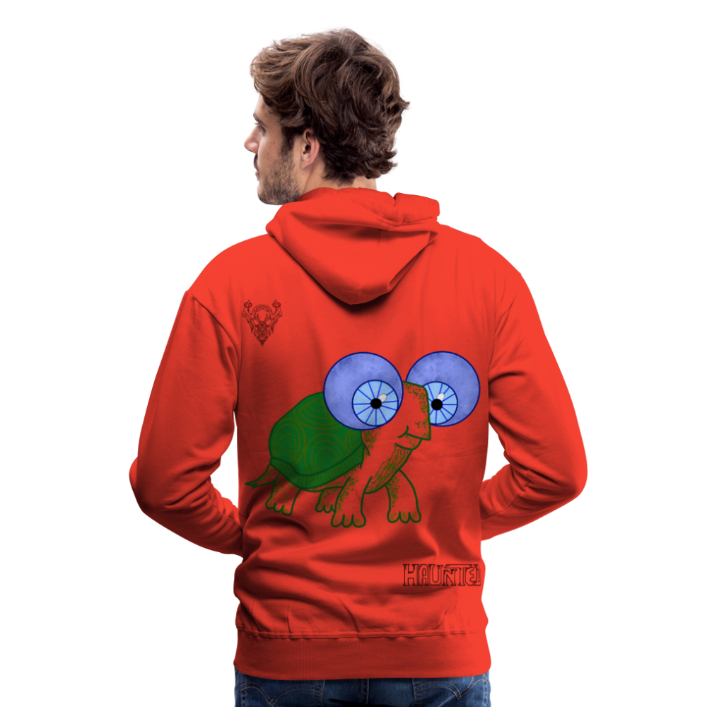 Men Hoodie Turtle - Rot