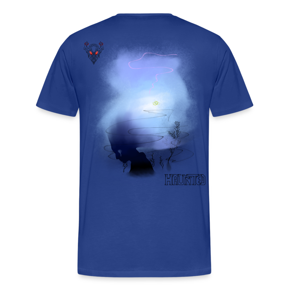 Man T-Shirt Fading - Königsblau