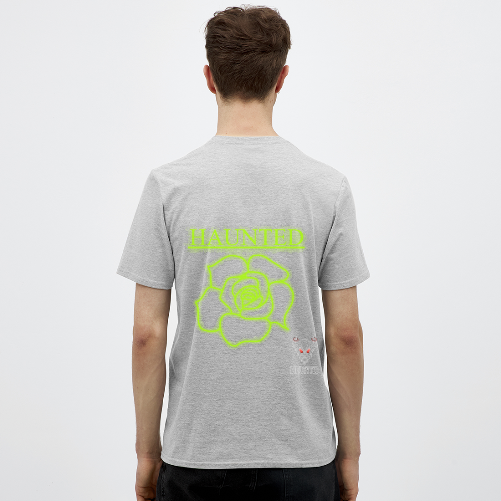 Men T-Shirt Poison Neon Rose - Grau meliert