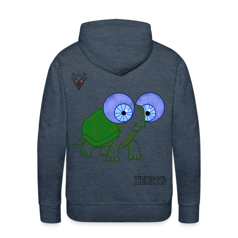 Men Hoodie Turtle - Jeansblau