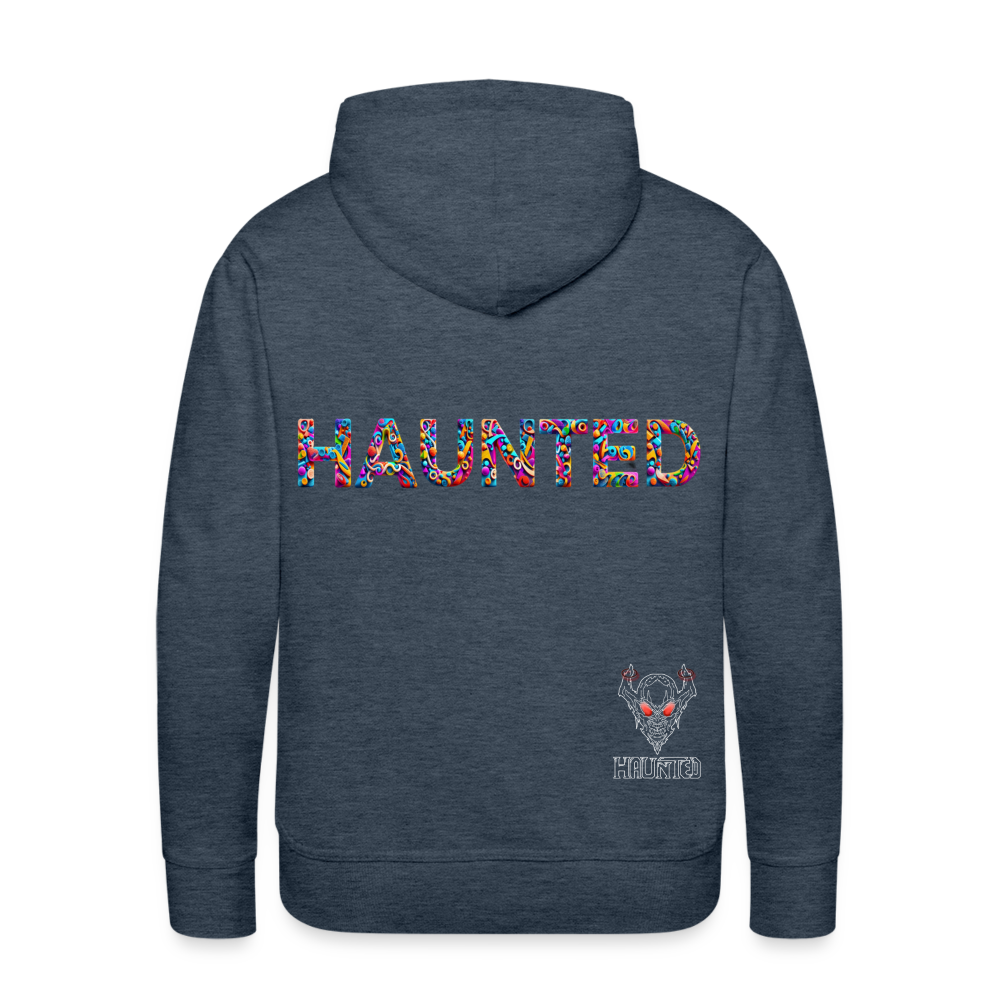 Men Hoodie Haunted Doodle Dreams - Jeansblau