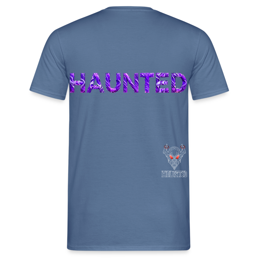 Men T-Shirt Violet Whispers Essence - Taubenblau 