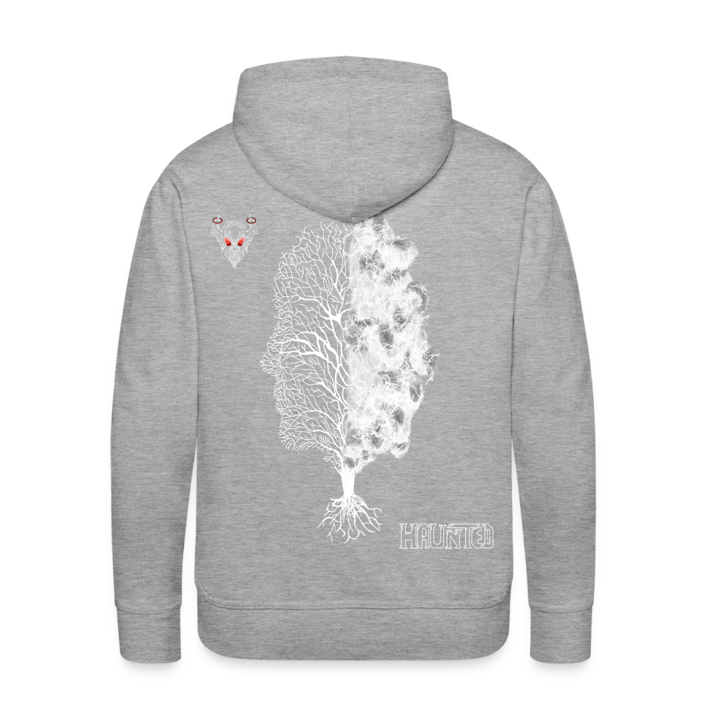 Man Hoodie Dead or Alive - Grau meliert