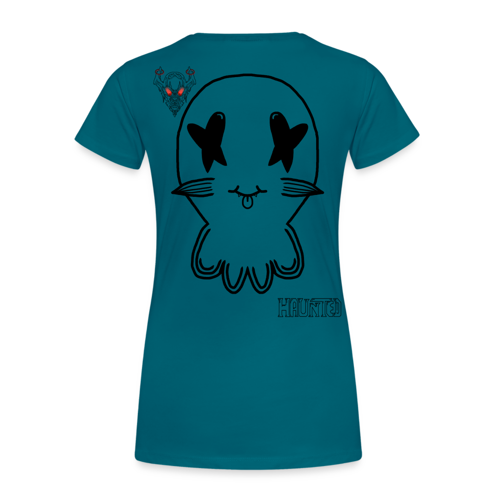 Woman T-Shirt Ghost No Doodle Dark - Divablau