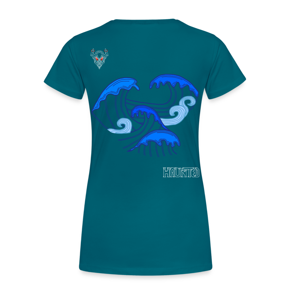 Woman T-Shirt Waves clean Light - Divablau